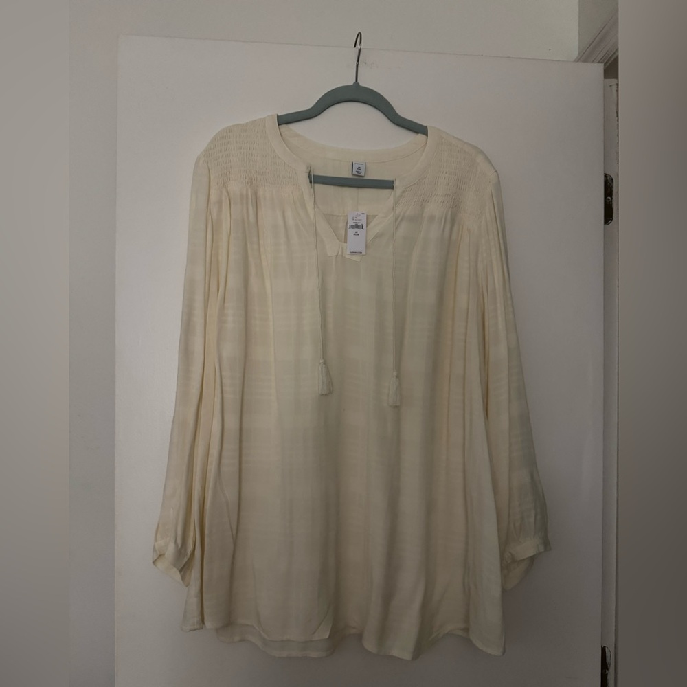 Women's Cream Blouse